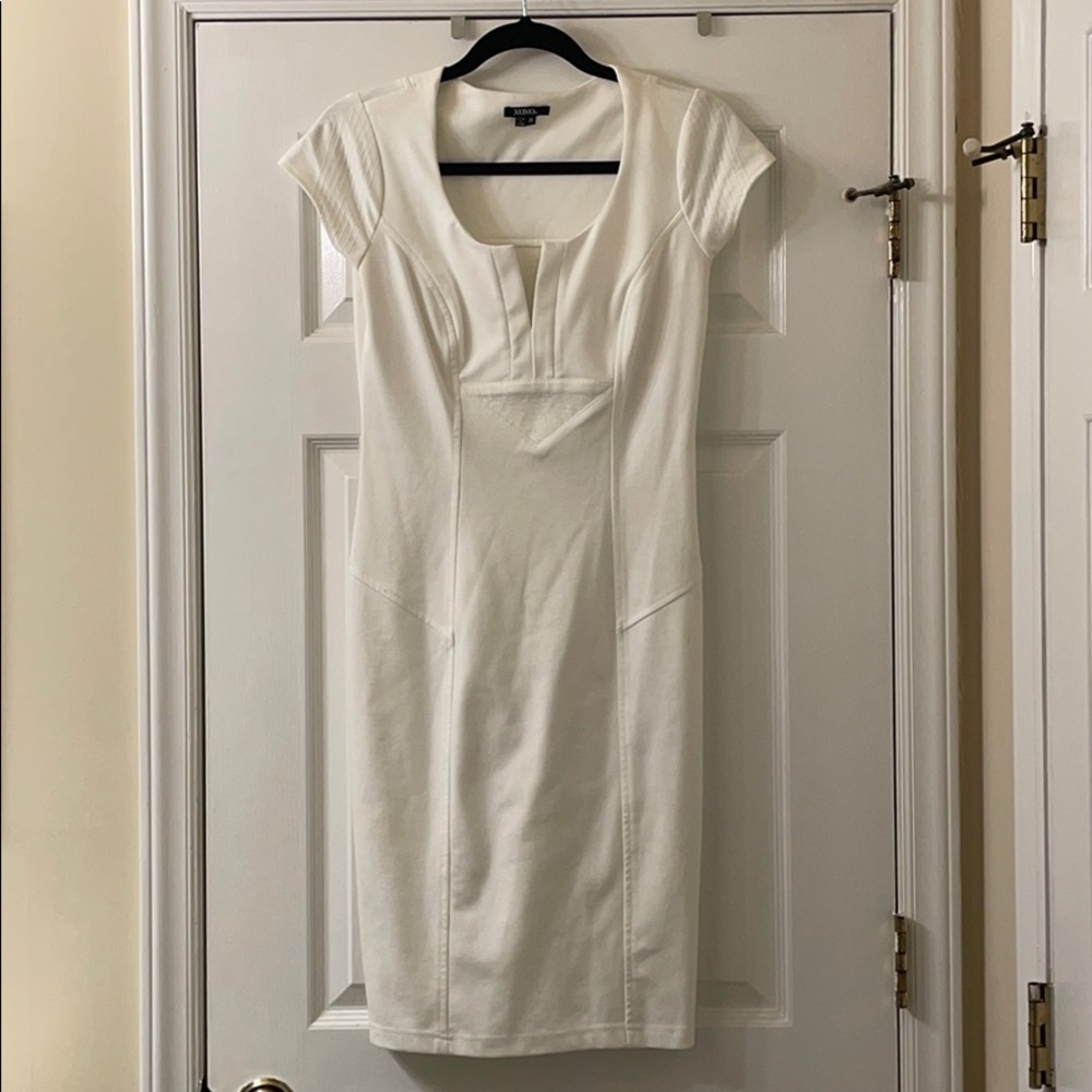 White Bodycon Midi Dress